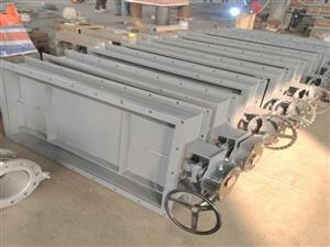 中浩機械手動矩形煙道擋板閥,百葉閥,煙道通風蝶閥-手動矩形煙道擋板閥 手動矩形煙道擋板閥-百葉閥-煙道通風蝶閥